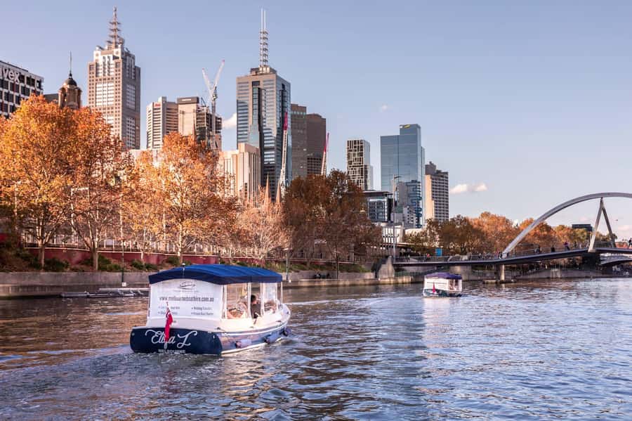 1.5Hr Yarra River Crown Flames and City Lights Cruise - Leaving from 45 New Quay Promenade