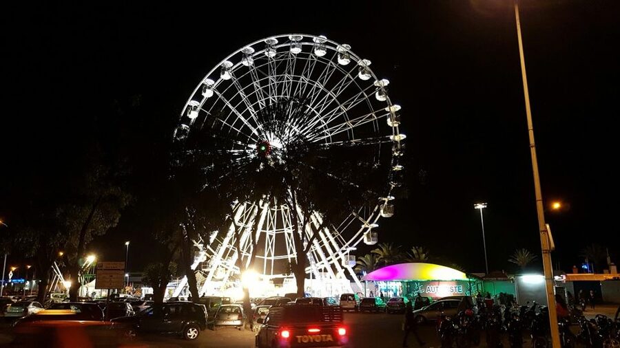 Agadir City Tour By Night - The Marina and promenade show modern Agadir