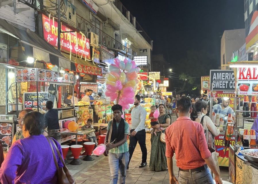 Agra: Sadar Bazar Food Market Night Walking Tour by Tuk-Tuk - Key points to know before booking