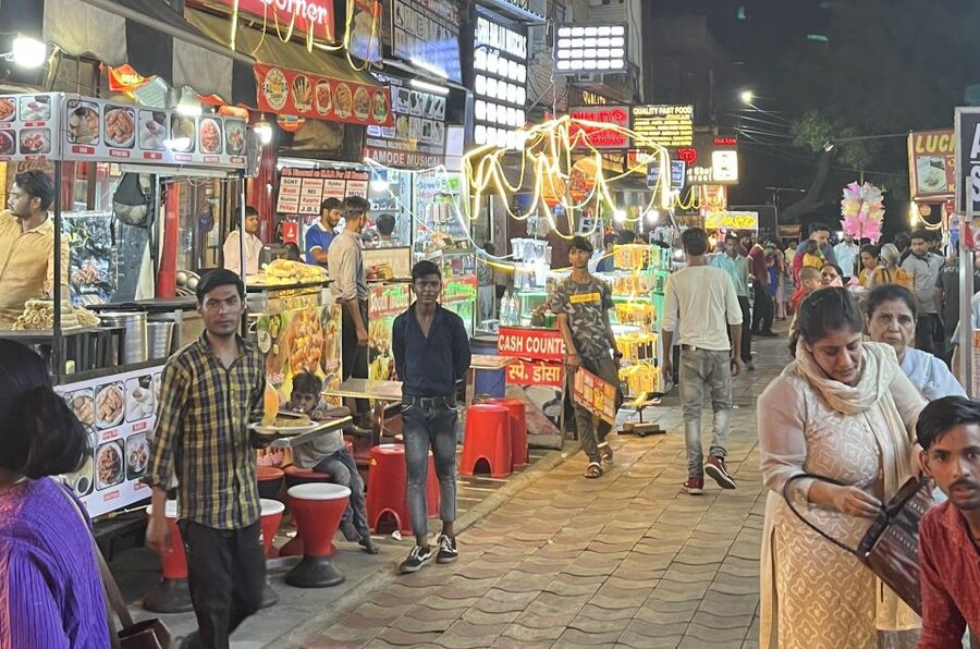 Agra: Sadar Bazar Food Market Night Walking Tour by Tuk-Tuk - Sadar Bazar is Agra without the monument crowds