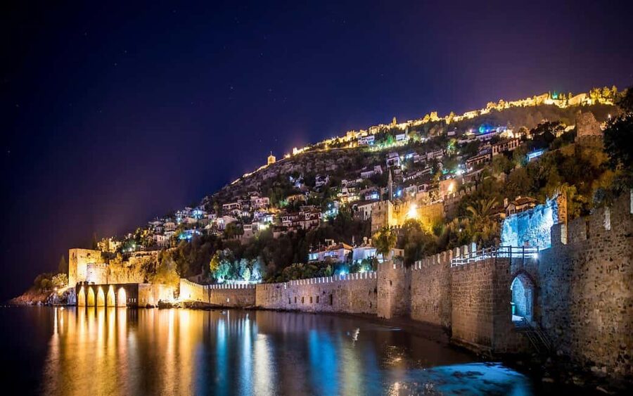 Alanya Night Tour: Castle, Cable Car & Cleopatra Beach - Damlataş Cave costs extra