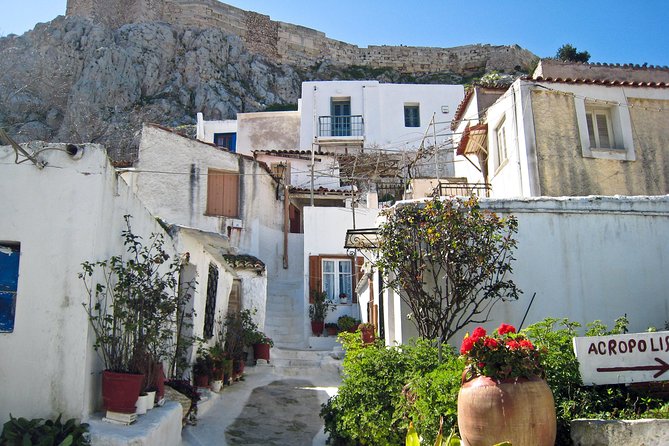 Athens at Night Small-Group Walking Tour with Dinner - The Acropolis at night, without entering the site