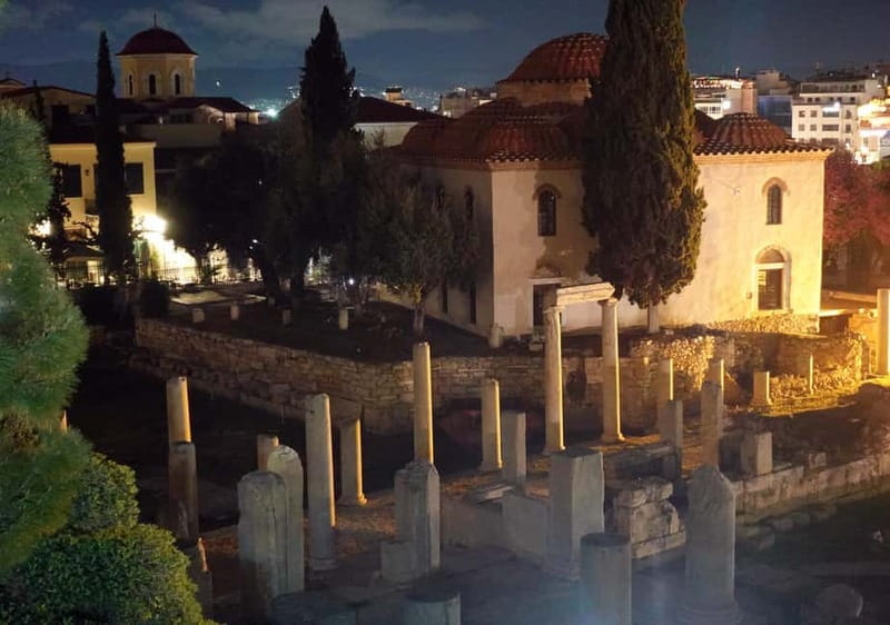 Athens by Night: Social Walking Tour to Meet, Connect, & Explore - Roman Agora, Tower of the Winds, and Hadrian’s Library