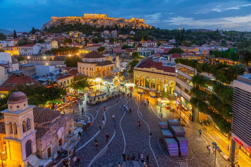 Athens by Night: Social Walking Tour to Meet, Connect, & Explore - Ending at Monastiraki Square beneath the Acropolis