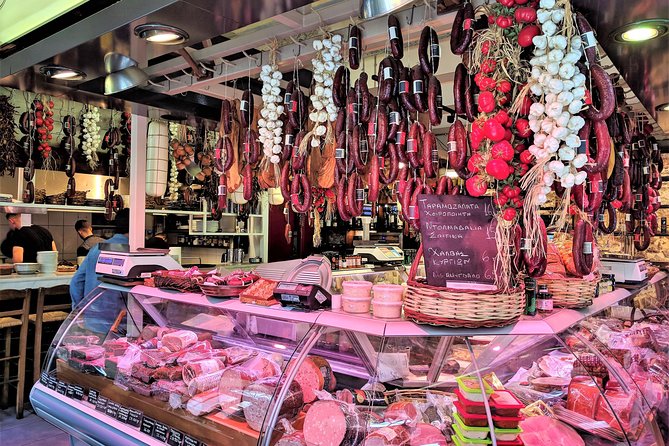 Athens Evening Food Tour - Monastiraki: souvlaki beside ancient Athens