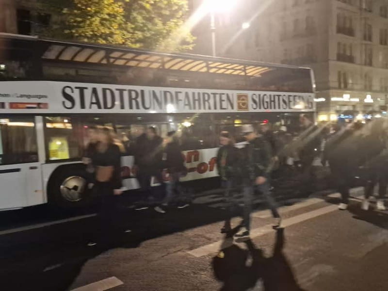 Berlin: Bus Tour by Night with Live Commentary - Alexanderplatz and the Red Town Hall