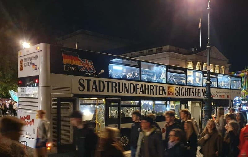 Berlin: Bus Tour by Night with Live Commentary - The Brandenburg Gate after dark