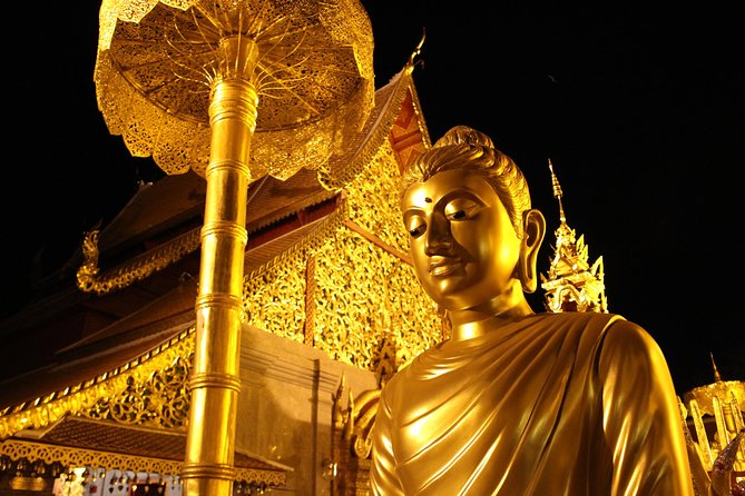 Best seller!! Amazing Night tour, Doi Suthep + Wat umong - Top Must visit! - Why a night visit changes these two temples