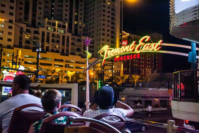 Big Bus Las Vegas: Sightseeing Night Tour by Open-Top Bus - Recorded commentary: useful, but not personal