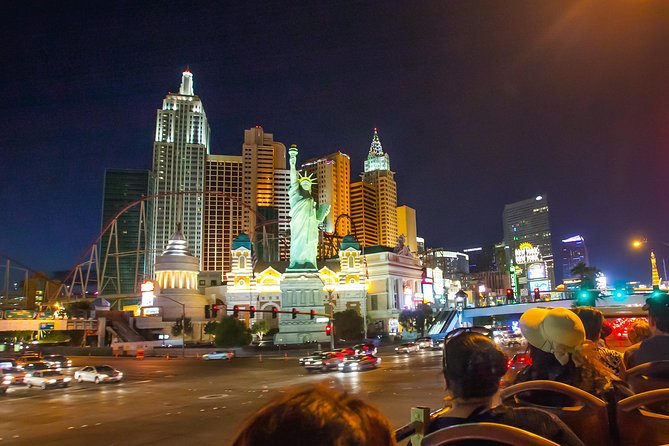 Big Bus Las Vegas: Sightseeing Night Tour by Open-Top Bus - The Welcome to Fabulous Las Vegas Sign stop