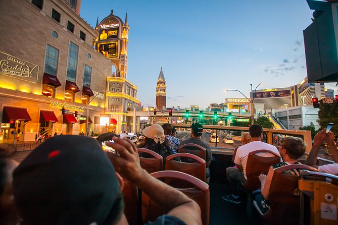 Big Bus Las Vegas: Sightseeing Night Tour by Open-Top Bus - Weather can make or break the ride