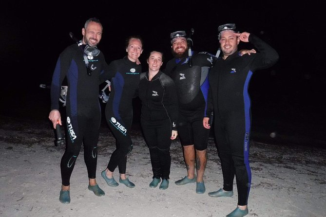 Bioluminescence Experience in Holbox - Entering the shallow water at Punta Coco