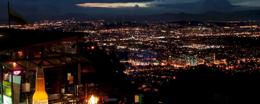 BOGOTA: Night Tour in Bogotá (Express) - La Calera and the first warm drink