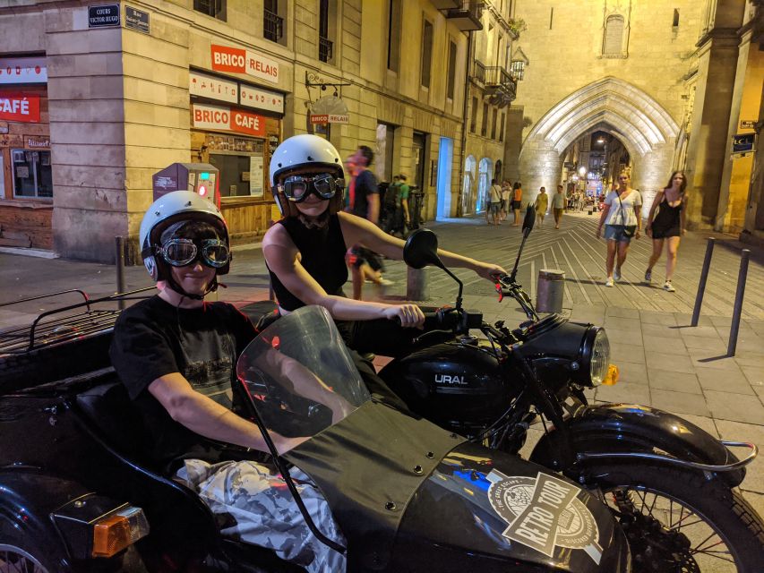 Bordeaux: Nighttime Sidecar Tour with Wine Tasting - Key points to know before booking