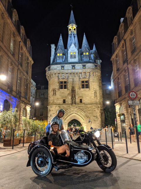 Bordeaux: Nighttime Sidecar Tour with Wine Tasting - The sidecar setup and what it feels like