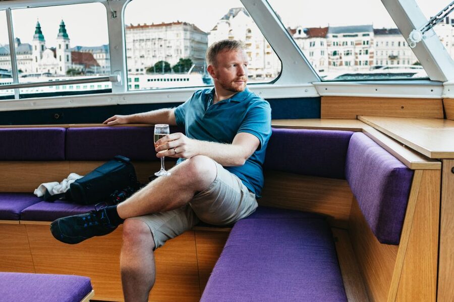 Budapest: Danube River City Lights Express Cruise - Audio guide, staff, and onboard atmosphere