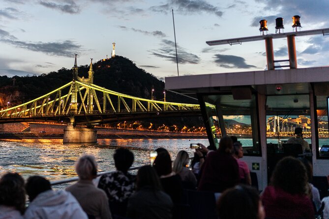Budapest Danube River Sightseeing Night Cruise with Drink - Budapest after dark, seen from the Danube