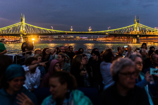 Budapest Danube River Sightseeing Night Cruise with Drink - Margaret Island and the return pass