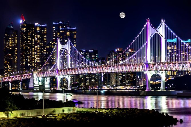 Busan by Night - Marine City and the close-up skyline