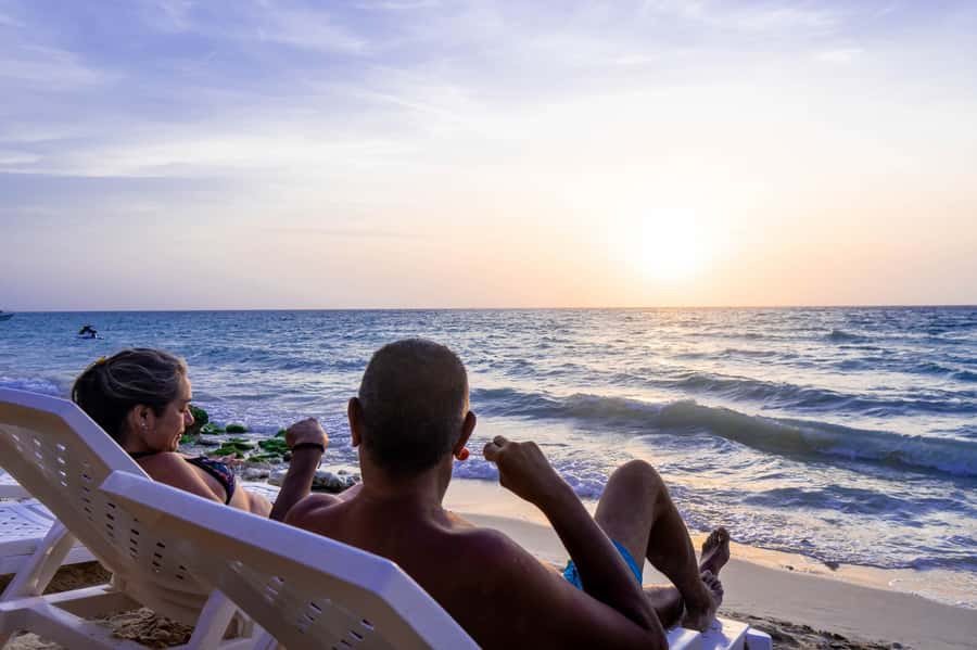 Cartagena: Barú Sunset Beach with Bioluminescent Plankton - After sunset, the water lights up