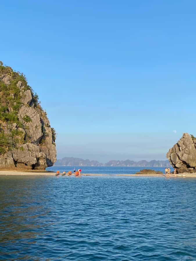 Cat Ba : Lan Ha Bay Bioluminescent Plankton Kayak Boat Tour - Leaving Cat Ba in the late afternoon