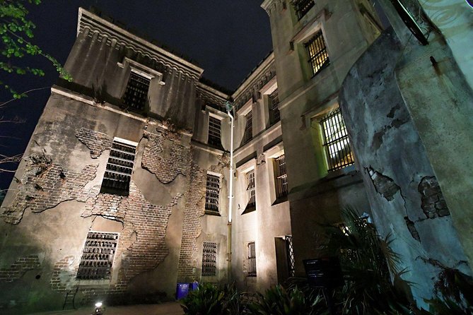 Charleston Haunted Jail Night-Time Walking Tour with Admission to Old City Jail - Entering Charleston’s Old City Jail after dark