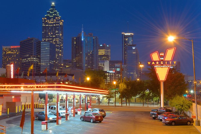 City Lights Atlanta Night-Time Tour with Photos & Dinner Stop - Skyline photos at Jackson Street Bridge and beyond