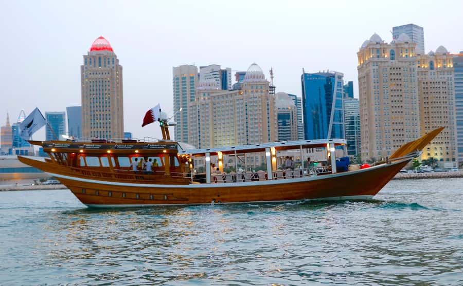 Doha: Arabic Dhow Cruise with Dinner, Tea & Coffee - What the Pickup and Transfer Add
