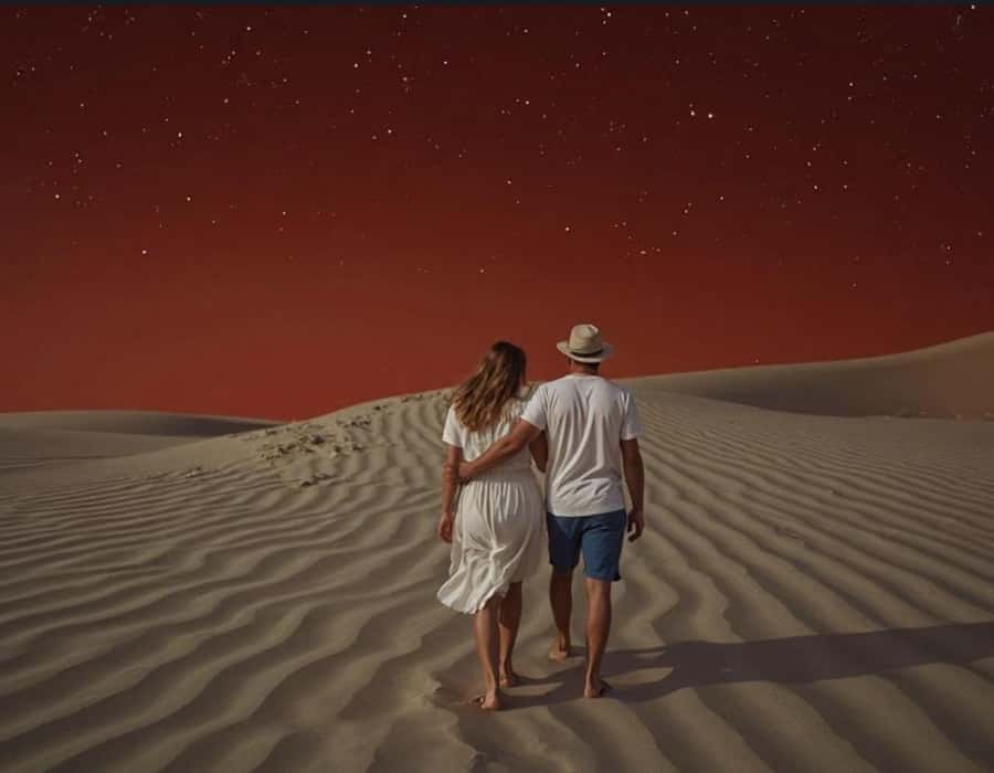 Doha: Nighttime Desert Safari with Dune Bashing & Camel Ride - Stargazing and the quiet after dark