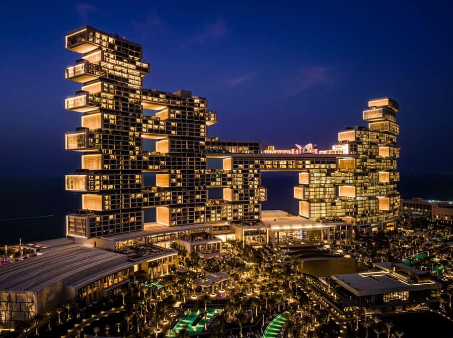 Dubai: Nighttime Guided City Tour by Van & Blue Water Island - Burj Al Arab and the city’s polished image