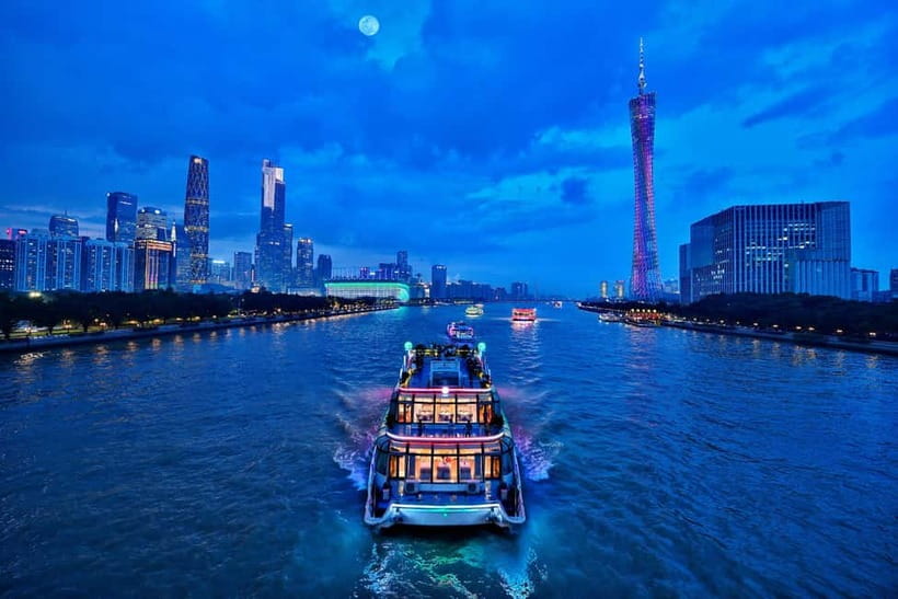 Guangzhou: Pearl River 1-hour Night Cruise (Optional Piers) - What the cruise route actually shows you