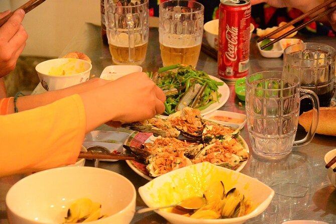 Hanoi Motorbike Tours Led By Women: Hanoi By Night Foodie Motorbike Tours - Long Biên Bridge and bún chả