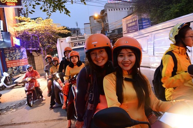Hanoi Motorbike Tours Led By Women: Hanoi By Night Foodie Motorbike Tours - Ngu Xa, village lanes, and the food map of Hanoi