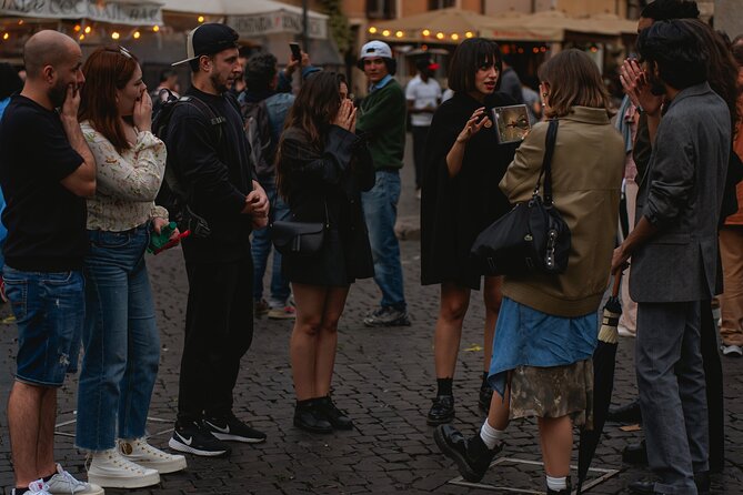 Haunted Rome Ghost Night Walking Tour - Fontana del Mascherone carries a warning