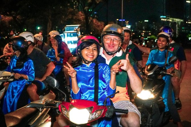Ho Chi Minh Night Tour by Motorbikes with Female Rider | KissTour - The guides make or break the ride