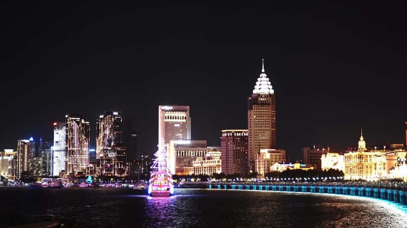 Huangpu Night Cruise: Cozy Vibe & Modern Shanghai Glow - Indoor, semi-open, and open-air decks