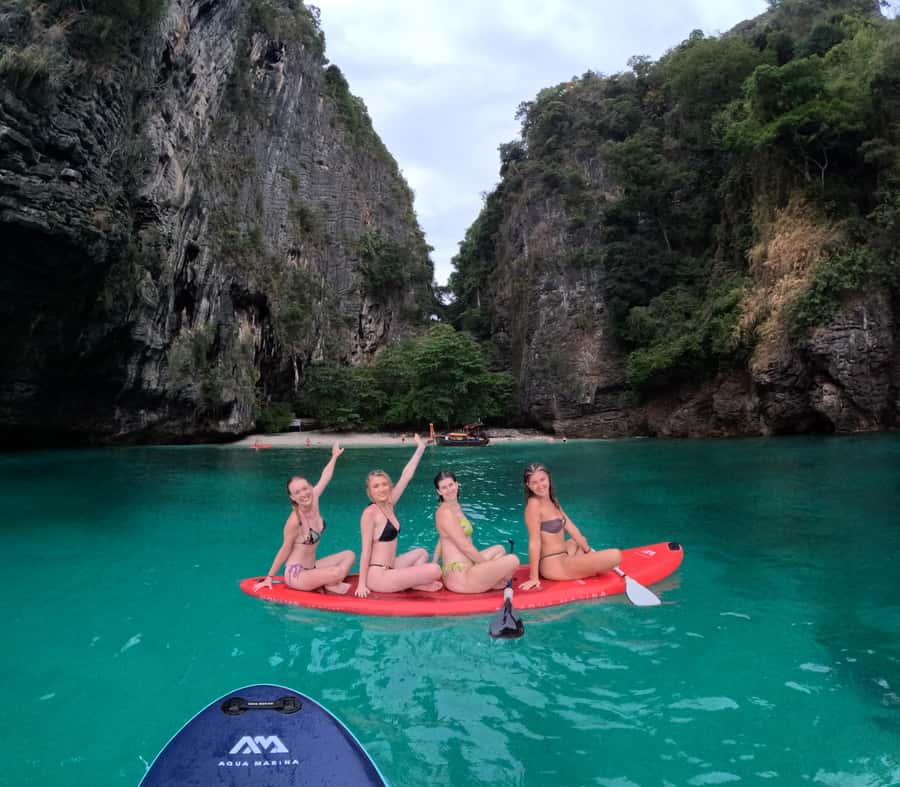 Krabi: 4-Island Sunset Snorkeling Tour & Bioluminescent Swim - The blue water after dark