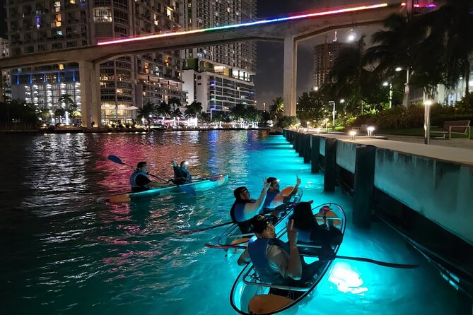 L.E.D. Light Kayak Miami City Lights - Why the lights work so well after dark