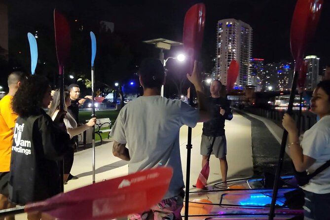 L.E.D. Light Kayak Miami City Lights - Who will enjoy this most