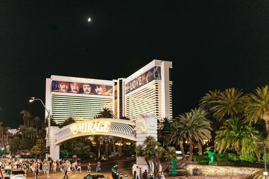 Las Vegas: Sightseeing Night Tour by Open-top Bus - Fremont Street changes the mood