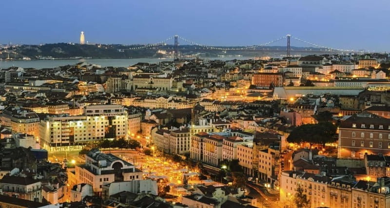 Lisbon: Private Night Tour with Fado Dinner Show - Senhora do Monte and the Nighttime View