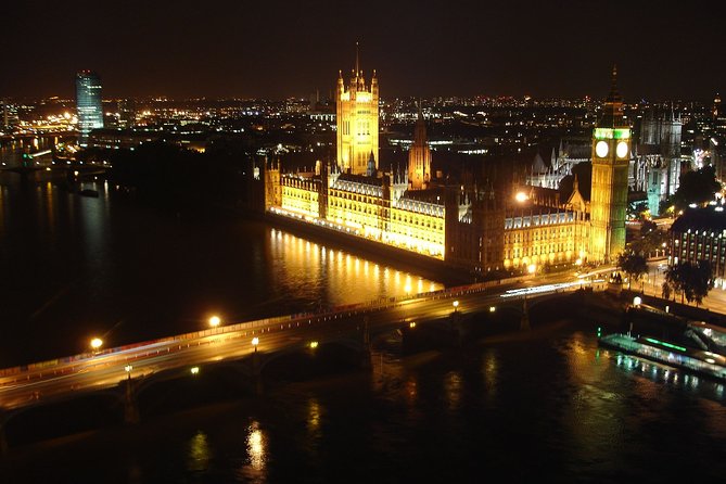 London by Night Bus Tour with Christmas Lights and Live Guide - Piccadilly Circus under the billboards