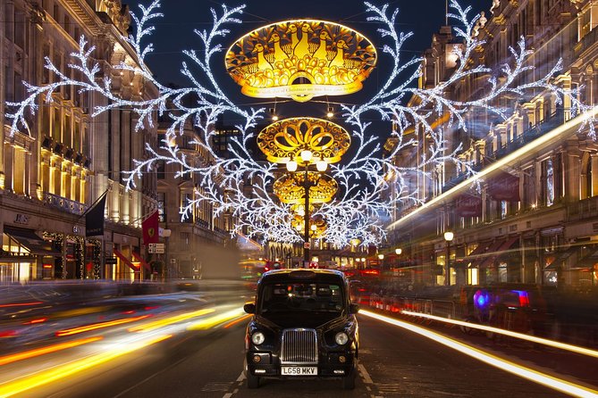 London by Night Bus Tour with Christmas Lights and Live Guide - From the London Eye to the Strand