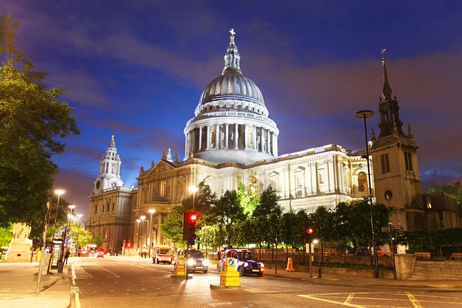 London by Night Sightseeing Open Top Bus Tour with Live Guide - The Tower of London, Tower Bridge, and the eastern route
