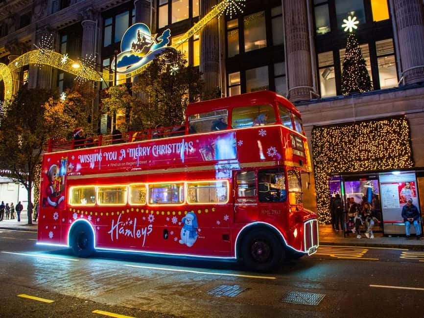 London: Christmas Lights Tour by Vintage Bus - The Strand and Trafalgar Square