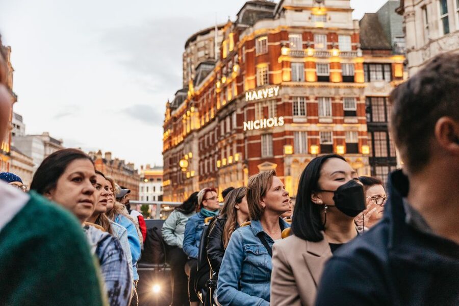 London: London by Night Sightseeing Open-Top Bus Tour - Wellington Arch, Royal Albert Hall, and the museum quarter