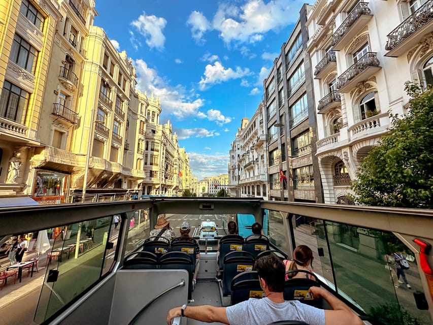 Madrid: Panoramic Open-Top Bus Day or Night Tour with Guide - A fast, handsome introduction to central Madrid
