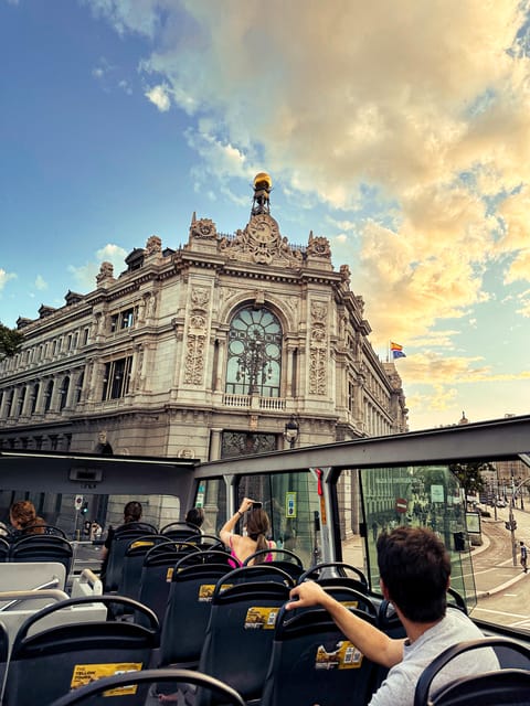 Madrid: Panoramic Open-Top Bus Day or Night Tour with Guide - Plaza Mayor, museums, and Atocha