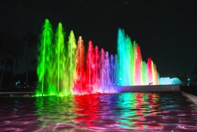 Magic Fountains Park & Bohemian Barranco at Night (Small Group)