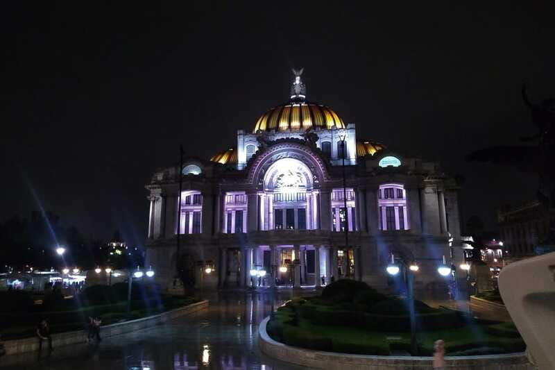 Mexico City: Double Decker Bus Night Tour - Juarez Avenue and the illuminated monuments